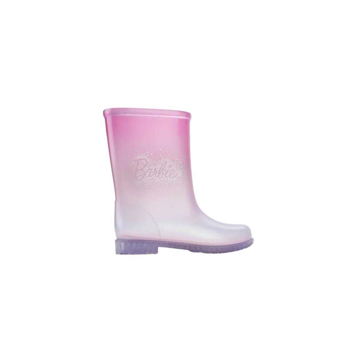 Imagem 1 do produto Galocha Infantil Transparente Barbie Grendene 019884