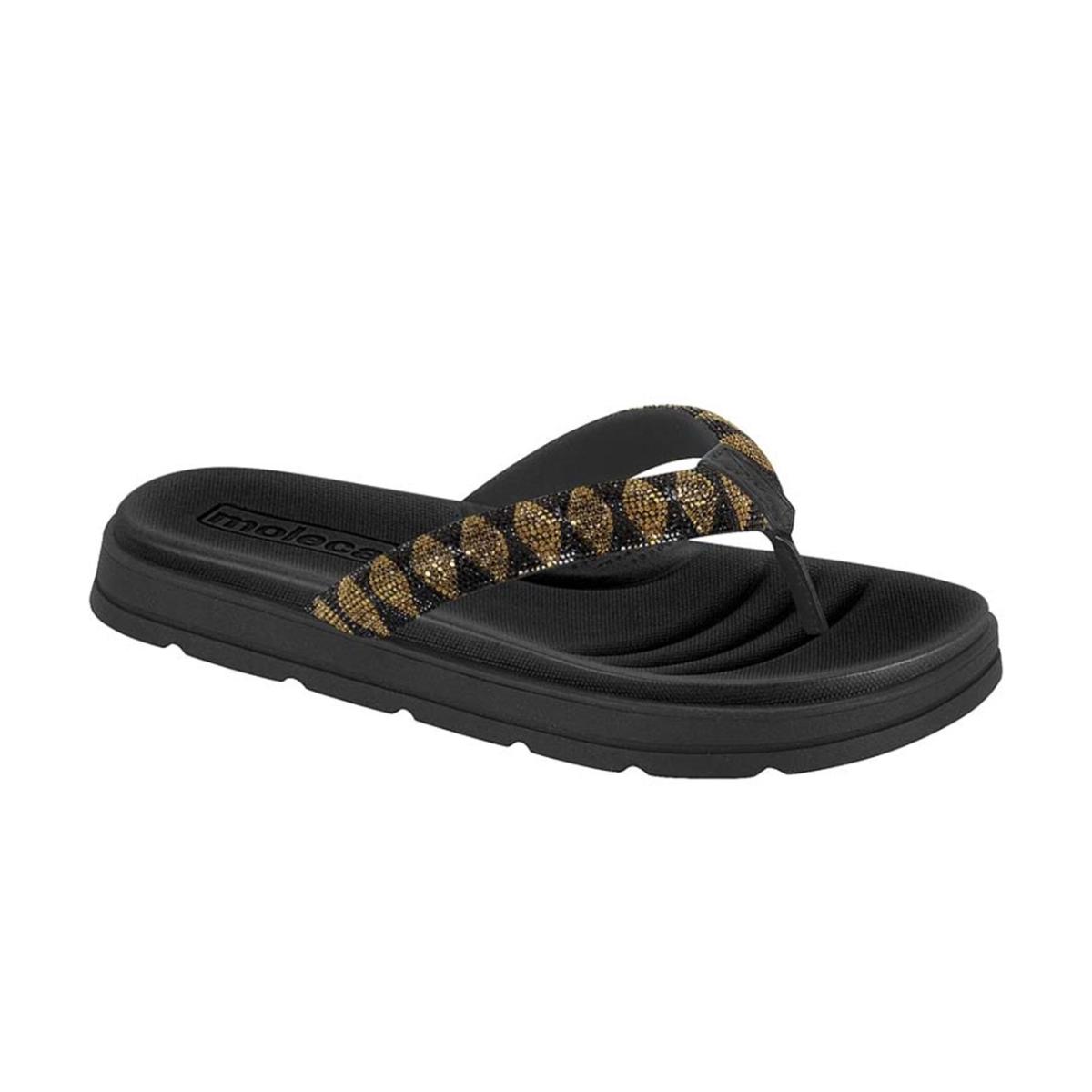 Imagem 1 do produto Papete Feminina Flatform Strass Moleca 023009