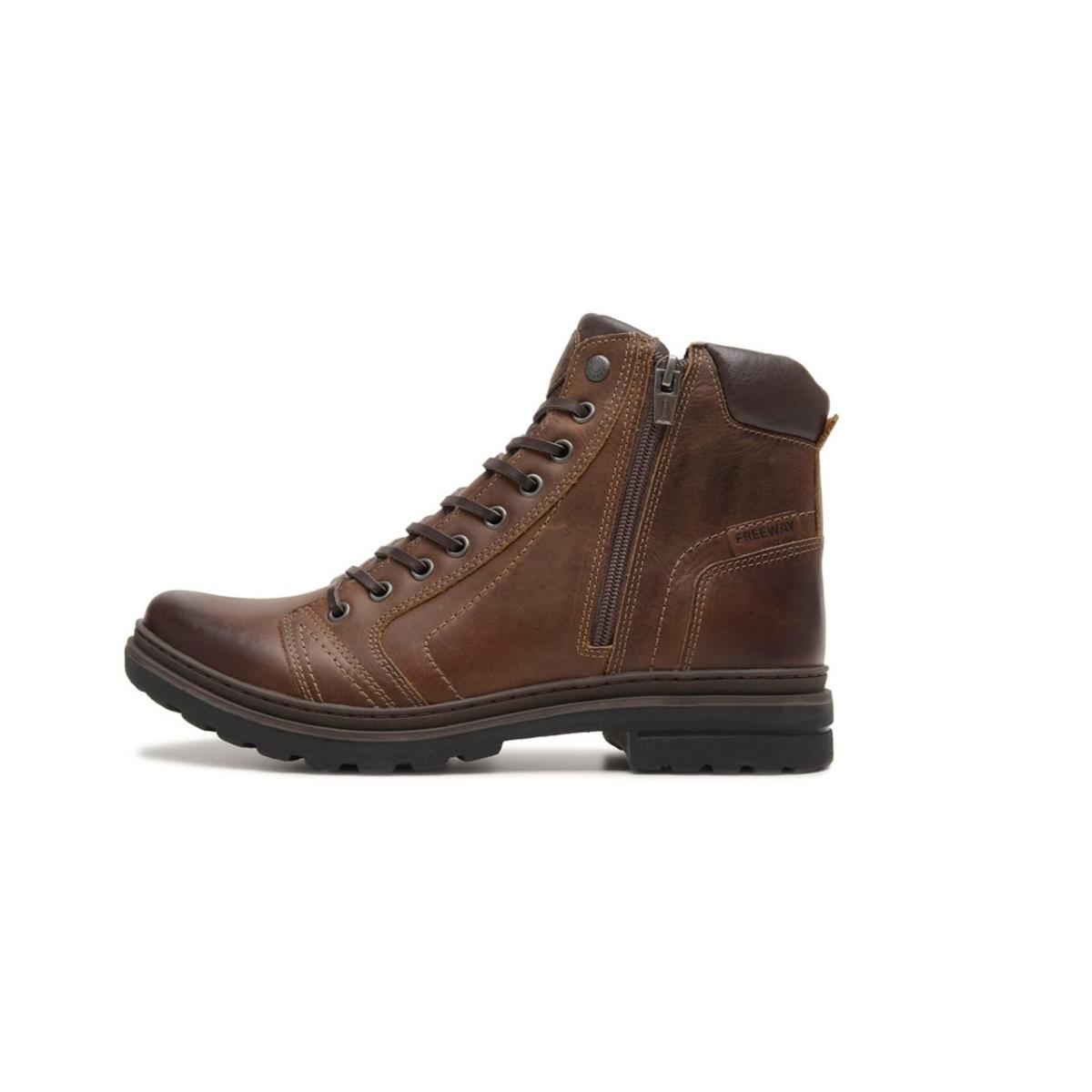 Imagem 2 do produto Coturno Masculino Absolut X Couro Havana Freeway 022204