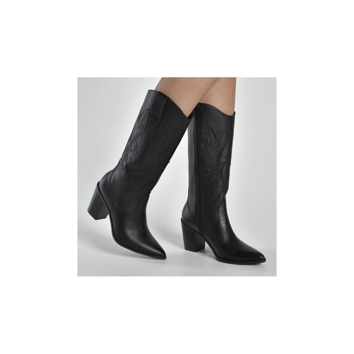 Imagem 5 do produto Bota Western Feminina Couro Via Marte 022522