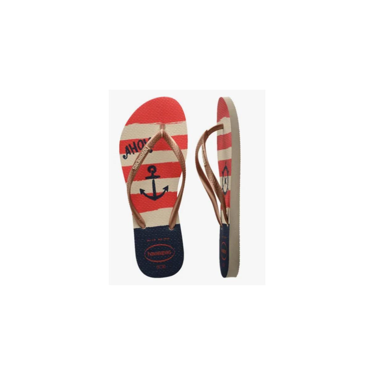 Imagem 2 do produto Chinelo Feminino Slim Nautical Havaianas 018905