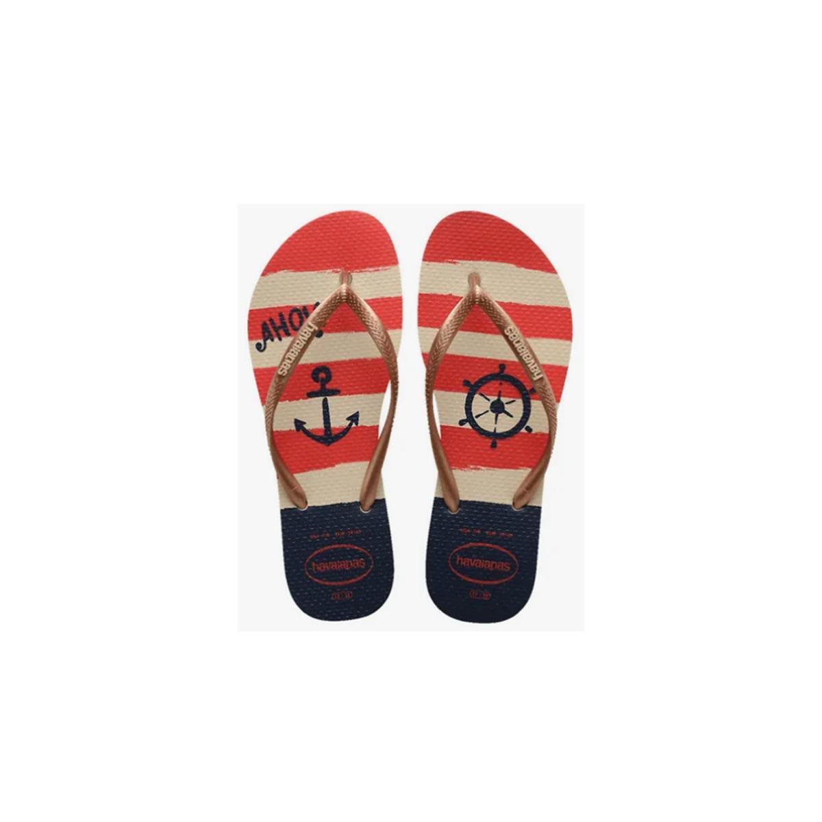 Imagem 1 do produto Chinelo Feminino Slim Nautical Havaianas 018905
