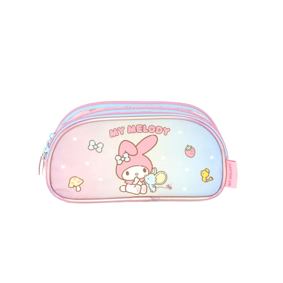 Imagem 1 do produto Estojo Escolar Triplo My Melody Luxcel 021738