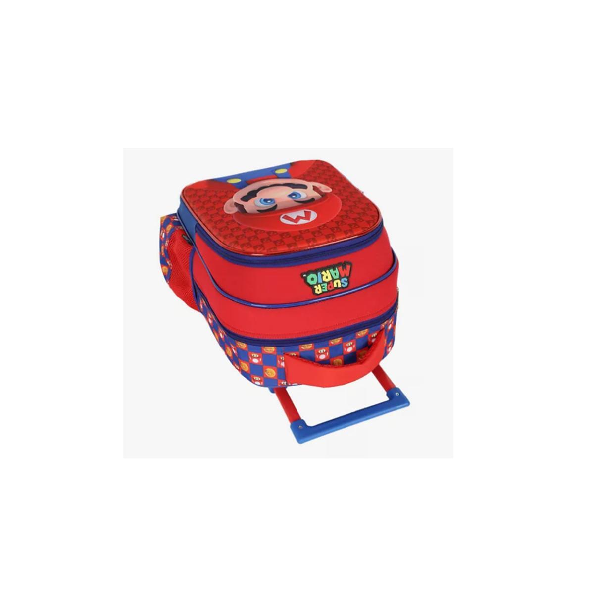 Imagem 4 do produto Mochila Escolar Rodinha Super Mário Luxcel 020342