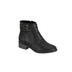 Thumbnail 3 do produto Bota Feminina Ultraconforto Cano Curto Fivela Modare 022757