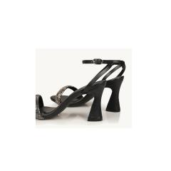 Thumbnail 2 do produto Sandália Salto Alto Geométrico Strass Mariotta 022336