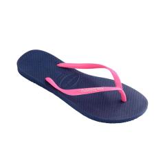 Thumbnail 1 do produto Chinelo Slim Feminino Azul/Rosa Havaianas