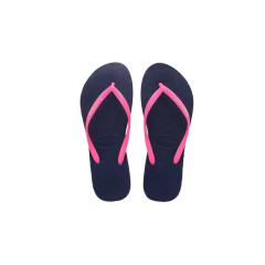 Thumbnail 2 do produto Chinelo Slim Feminino Azul/Rosa Havaianas