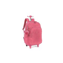 Thumbnail 2 do produto Mochila Juvenil Rodinha Chaveiro Vinho Up4you