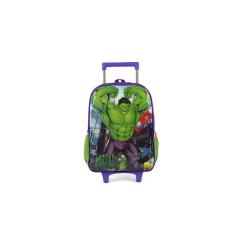 Thumbnail 1 do produto Mochila Escolar Rodinha Hulk Marvel Verde Luxcel