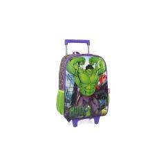 Thumbnail 2 do produto Mochila Escolar Rodinha Hulk Marvel Verde Luxcel