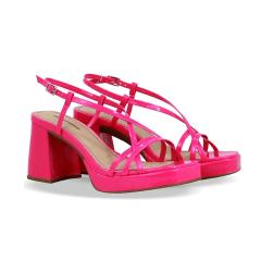 Thumbnail 2 do produto Sandália Feminina Salto Bloco Pink Bottero