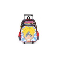 Thumbnail 1 do produto Mochila Escolar Rodinha Boruto Preto/Verm/Amarelo Luxcel