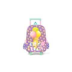 Thumbnail 1 do produto Mochila Escolar Feminina Ice Cream Rodinha Rosa/Verde Up4you