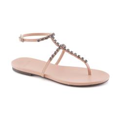 Thumbnail 1 do produto Sandália Rasteira Anatomic Strass Nude La Femme