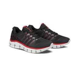 Thumbnail 2 do produto Tênis Esportivo Masculino Taurus Preto/Vermelho Olympikus