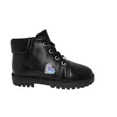 Thumbnail 1 do produto Bota Coturno Baby Corações/Glitter Preto Molekinha