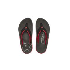 Thumbnail 2 do produto Chinelo Masculino Action DIJ-03 Gel Preto/Vermelho Kenner