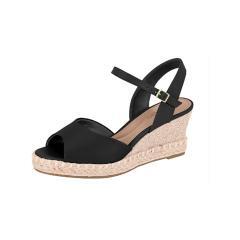 Thumbnail 2 do produto Sandália Feminina Conforto Anabela Corda Beira Rio 021170