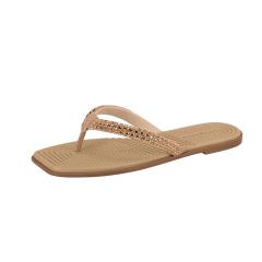 Thumbnail 2 do produto Chinelo Feminino Dedo Nude Strass Moleca 022982