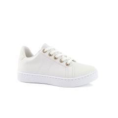 Thumbnail 1 do produto Tênis Casual Feminino Ilhos Strass Santinelli 020488