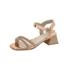 Thumbnail 2 do produto Sandália Infantil Strass Saltinho Molekinha 021933