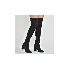 Thumbnail 5 do produto Bota Feminina Over The Knee Camurça Via Marte 021259