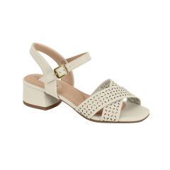 Thumbnail 1 do produto Sandália Salto Baixo Perfuros Modare 021795