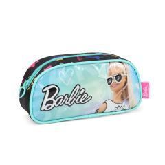 Thumbnail 1 do produto Estojo Escolar Infantil Barbie Verde Luxcel