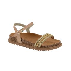 Thumbnail 1 do produto Sandália Papete Infantil Metalizada Molekinha 021844