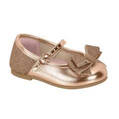 Thumbnail 1 do produto Sapatilha Feminina Metalizada Laço Molekinha 020973