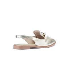 Thumbnail 2 do produto Mocassim Feminino Slingback Dourado Bebecê  019936