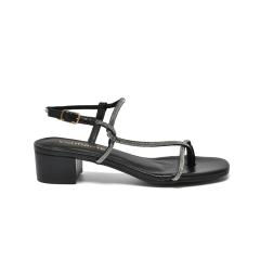 Thumbnail 3 do produto Sandália Salto Bloco Strass Via Marte 022134