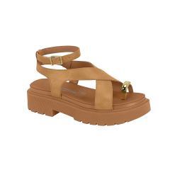 Thumbnail 1 do produto Sandália Flatform Feminina Tiras Cruzadas Vizzano 021038