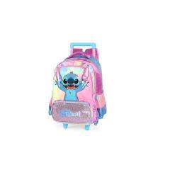 Thumbnail 6 do produto Mochila Stitch Holográfico Pelúcia Rodinha Luxcel 021661