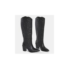 Thumbnail 2 do produto Bota Cano Longo Western Bordada Via Marte 022525