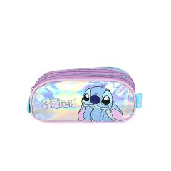 Thumbnail 1 do produto Estojo Triplo Holográfico Love Stitch Luxcel 021663