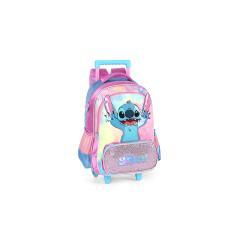 Thumbnail 4 do produto Mochila Stitch Holográfico Pelúcia Rodinha Luxcel 021661