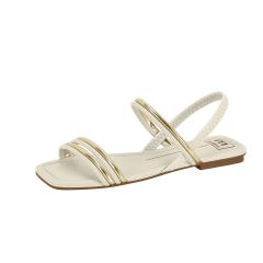 Thumbnail 2 do produto Sandália Rasteira Feminina Metalizada Off 022142