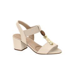 Thumbnail 1 do produto Sandália Feminina Salto Bloco Pedraria Off Modare 020404