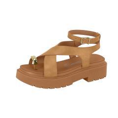 Thumbnail 2 do produto Sandália Flatform Feminina Tiras Cruzadas Vizzano 021038