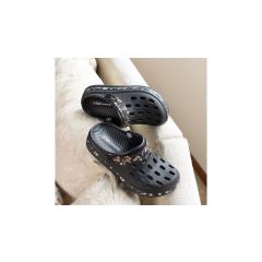 Thumbnail 2 do produto Babuche Feminino Conforto Preto/Dourado Boa Onda