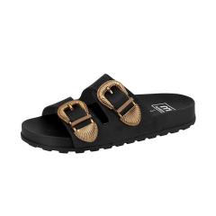 Thumbnail 2 do produto Tamanco Birken Fivela Camurça Moleca 022986