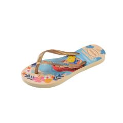 Thumbnail 4 do produto Chinelo Slim Infantil Princesas Glitter Havaianas 022478