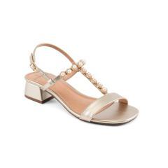 Thumbnail 1 do produto Sandália Metalizada Pedraria La Femme 020762