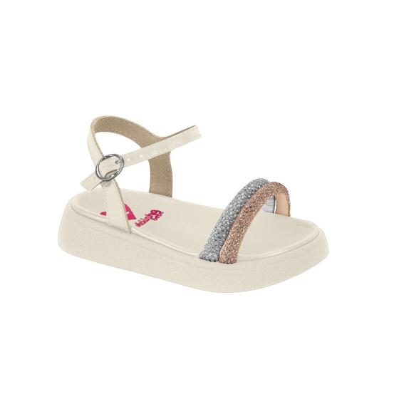 Sandália Papete Baby Brilho Molekinha 019669