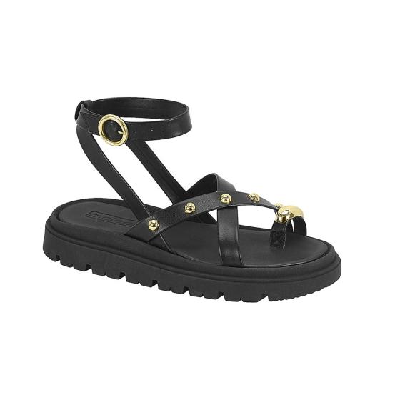 Sandália Papete Flatform Spike Moleca 021298