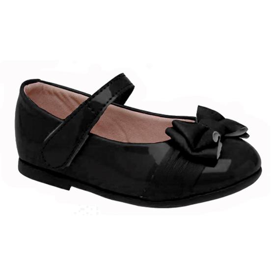 Sapatilha Infantil Napa Preto Mini Sua Cia