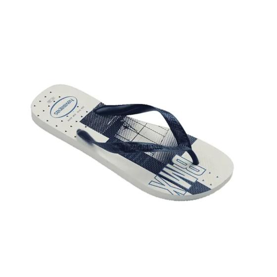 Chinelo Athetic Top Branco/Marinho Havaianas