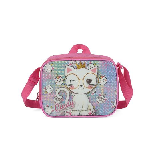 Lancheira Térmica Meninas Gatinha Cindy Luxcel
